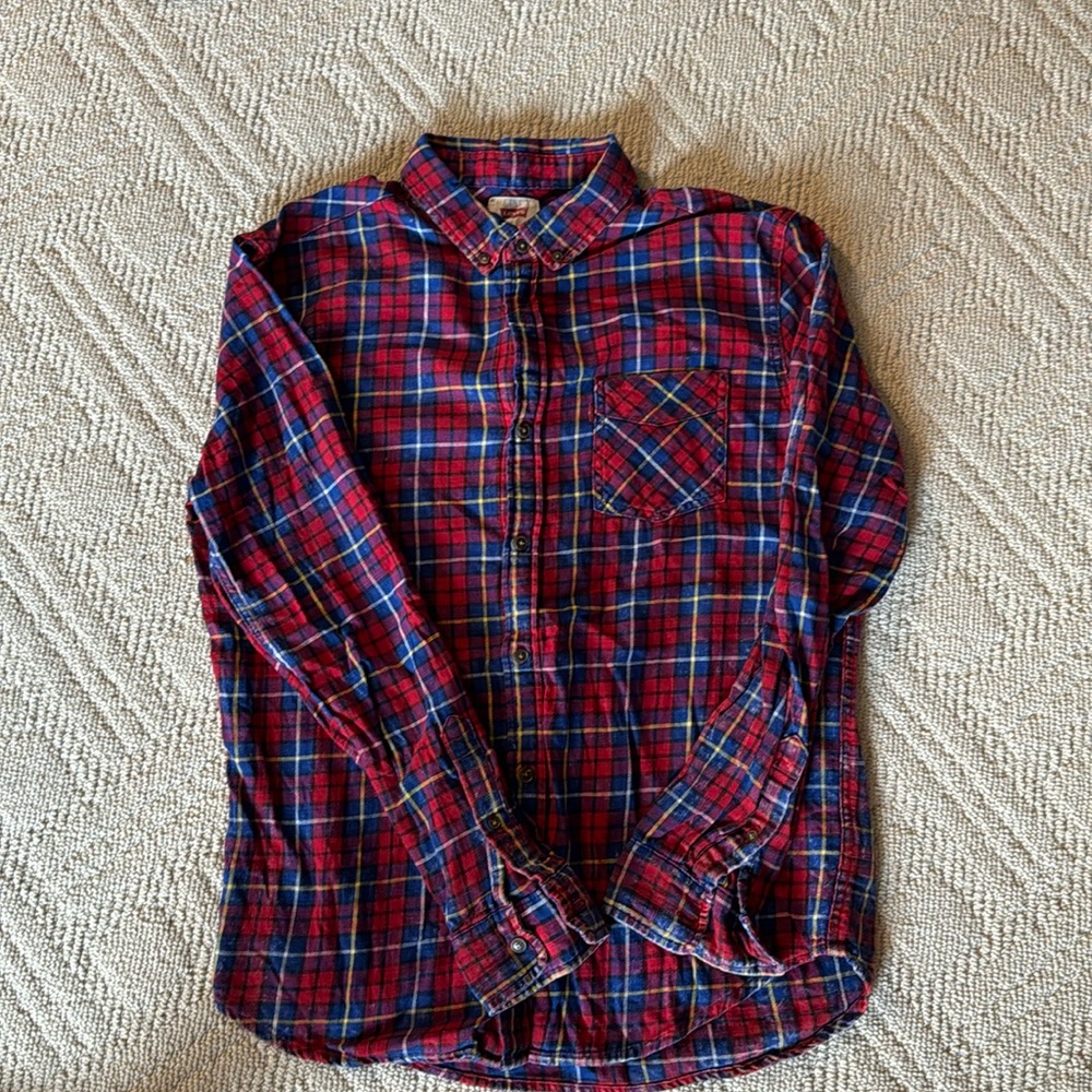 Levi traditional lightweight plaid